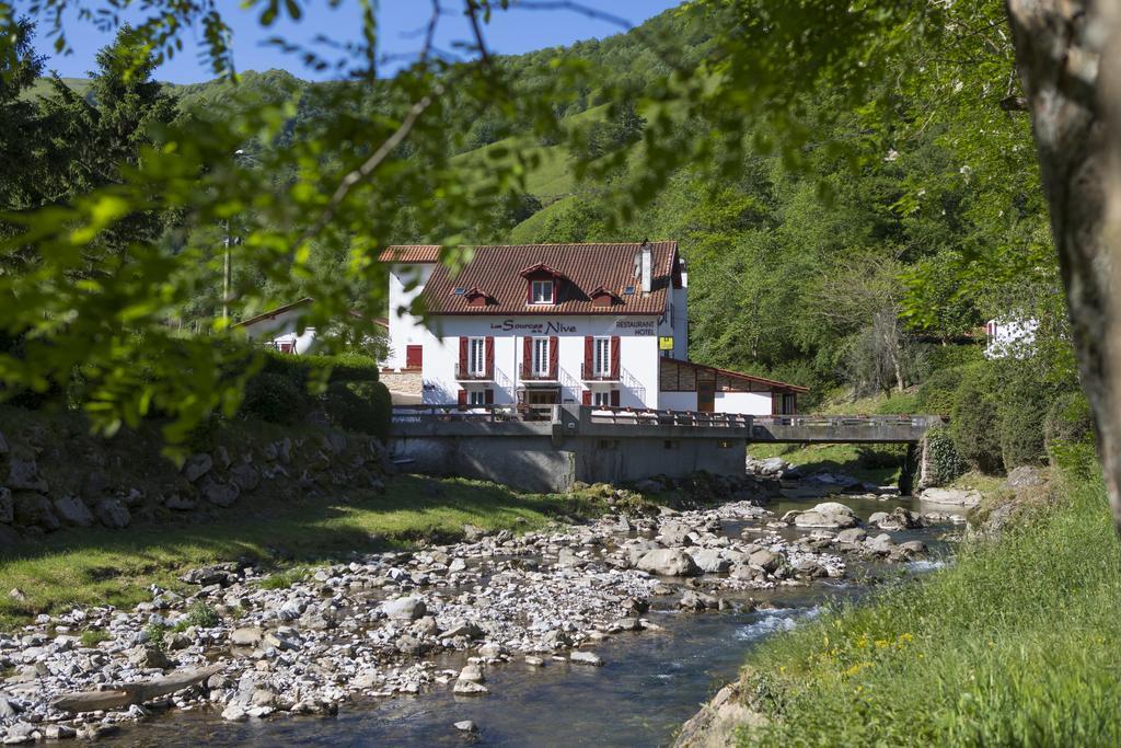 Hotel Les Sources De La Nive Esterençuby Exterior foto